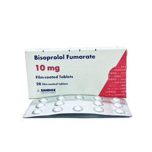 BISOPROLOL FUMARATE 10MG TABLETS X28 (SANDOZ)