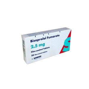 BISOPROLOL FUMARATE 2.5MG TABLETS X28 (SANDOZ)
