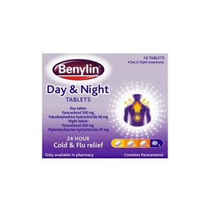 BENYLIN COLD & FLU DAY & NIGHT CAPSULES X16