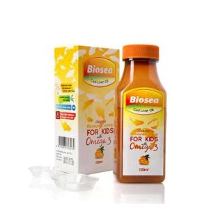 BIOSEA COD LIVER OIL ORANGE X120ML (KIDS)