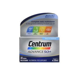 CENTRUM ADVANCE 50+ TABS X30