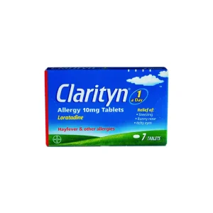 CLARITYN ALLERGY 10MG TABLETS X10