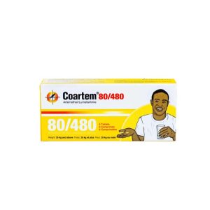 COARTEM 80MG/480MG TABLETS X6