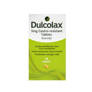 DULCOLAX 5MG GASTRO RESISTANT TABLETS X10