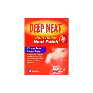 DEEP HEAT PAIN RELIEF HEAT PATCH X4