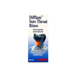 DIFFLAM SORE THROAT RINSE X200ML