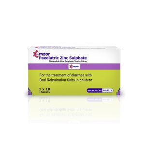 EMZOR PAEDIATRIC ZINC SULPHATE 20MG TABLETS X10