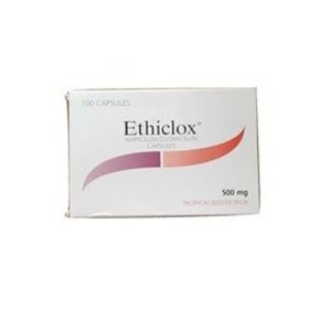 ETHICLOX 500MG CAPSULES X10