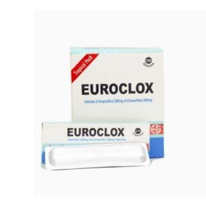 EUROCLOX 500MG CAPSULES X10