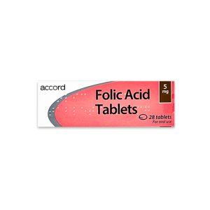 CRESCENT FOLIC ACID 5MG TABLETS X28