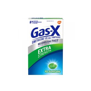 GAS-X EXTRA STRENGT SHOFTGEL X10