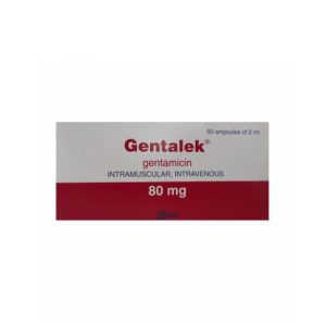 GENTALEK 80MG/2ML X50 AMPOULES