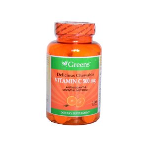 GREENS VITAMIN C 500MG TABLETS X100