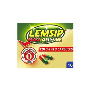 LEMSIP MAX COLD & FLU CAPSULES X16
