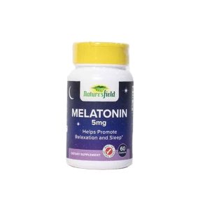NATURES FIELD MELATONIN 5MG CAPSULES X60