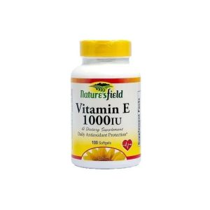 NATURE'S FIELD VITAMIN E 1000IU SOFTGEL BY 100