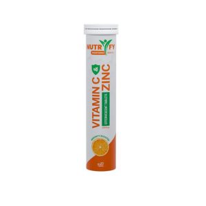 NUTRIFY VITAMIN C AND ZINC 1000MG TABLETS X20