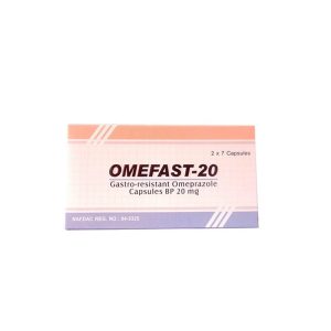 OMEFAST 20MG CAPSULES X14