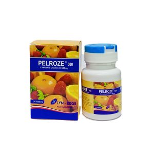 PELROZE CHEWABLE VITAMIN C 500MG TABLETS X 30