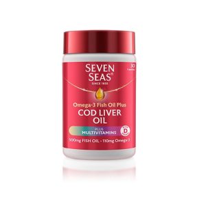 SEVEN SEAS COD LIVER OIL PLUS MULTIVITAMINS CAPSULES X90