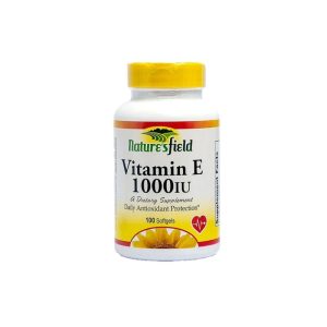NATURE'S FIELD VITAMIN E 1000IU SOFTGELS X10