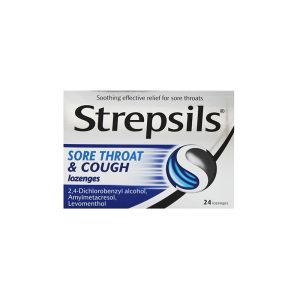 STREPSILS SORE THROAT & COUGH LOZENGES X24
