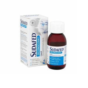 SUDAFED DECONGESTANT LIQUID X100ML