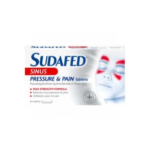 SUDAFED SINUS PRESSURE & PAIN TABLETS
