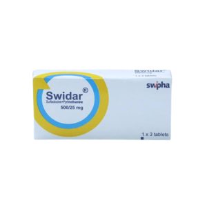 SWIDAR 500/25MG TABLETS X3