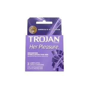 TROJAN HER PLEASURE CONDOMS X3