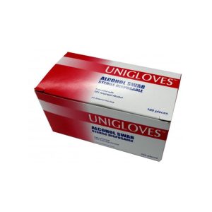 ALCOHOL SWAB X100 (UNIGLOVES)