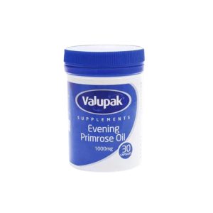 VALUPAK EVENING PRIMROSE OIL 1000MG CAPSULES X30