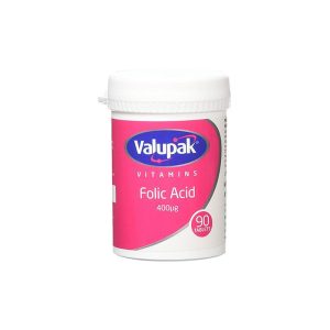 VALUPAK FOLIC ACID 400MG X 90 TABS