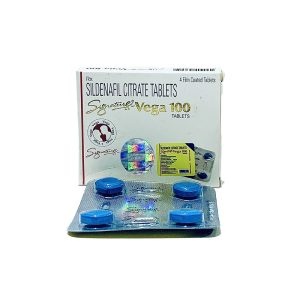 VEGA 100 TABLETS X4 (SILDENAFIL CITRATE)