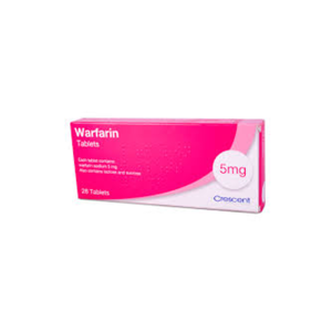 WARFARIN 5MG TABLETS X28