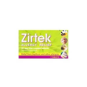ZIRTEK  ALLERGY TABLETS 10MG X.30