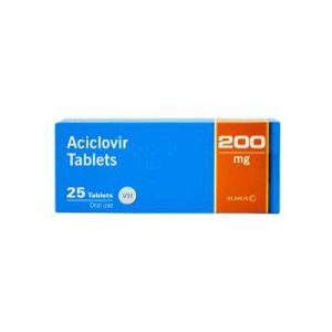 ACICLOVIR 200MG TABLETS X25