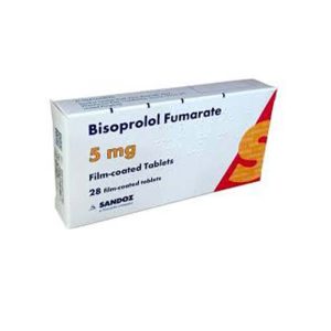 BISOPROLOL FUMARATE 5MG TABLETS X28 (SANDOZ)