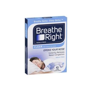 BREATHE RIGHT NASAL STRIPS X10