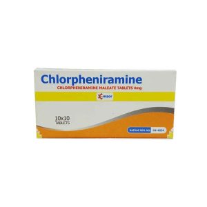 CHLORPHENIRAMINE 4MG TABLET X100