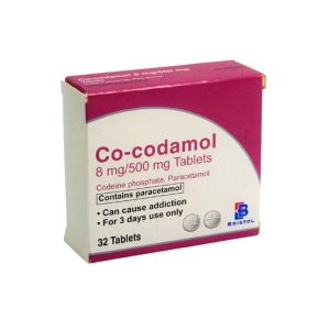 CO-CODAMOL 8MG/500MG TABLETS X100