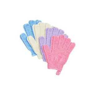 EXFOLIATING BATH GLOVES
