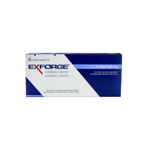 EXFORGE 5MG/160MG TABLETS X28