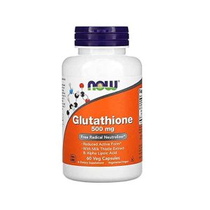 NOW GLUTATHIONE 500MG CAPSULES X50