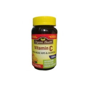 ORGANIC HEALTH VITAMIN C 1000MG TABS X100