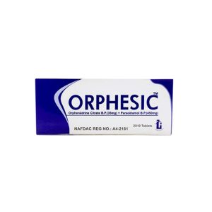 ORPHESIC TABLETS X20