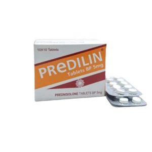 PREDILIN (PREDNISOLONE) 5MG TABLETS X100