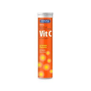 PRINCIPLE VIT C ORANGE FLAVOUR EFFERVESCENT TABLETS X20