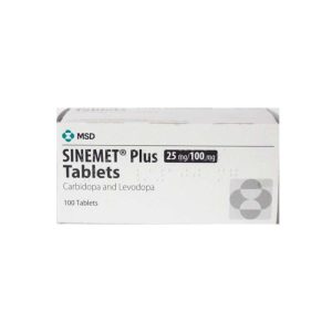 SINEMET PLUS 25MG/100MG TABLETS X 100