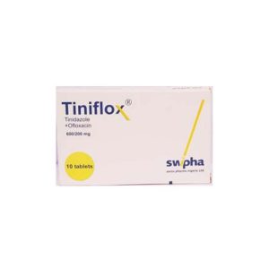 TINIFLOX 600/200MG TABLETS X10